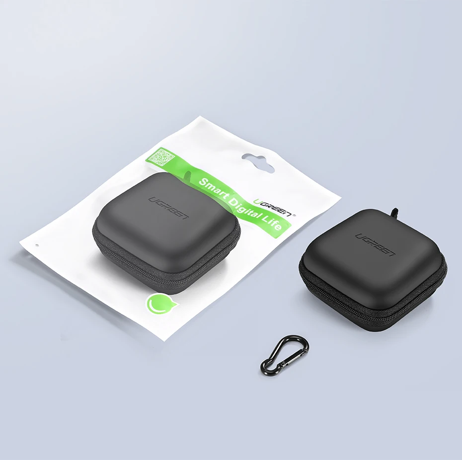 UGREEN Earphone Case Hard Headphone Bag For Airpods Earpods Sennheiser Ear Pads Wireless Bluetooth Earphone Accessories
