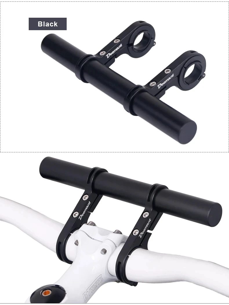 10/20/25/30cm Bicycle Handlebar Extended Bracket Bike Headlight Mount Bar Computer Holder Lamp Support Rack Alloy Fiber Stand