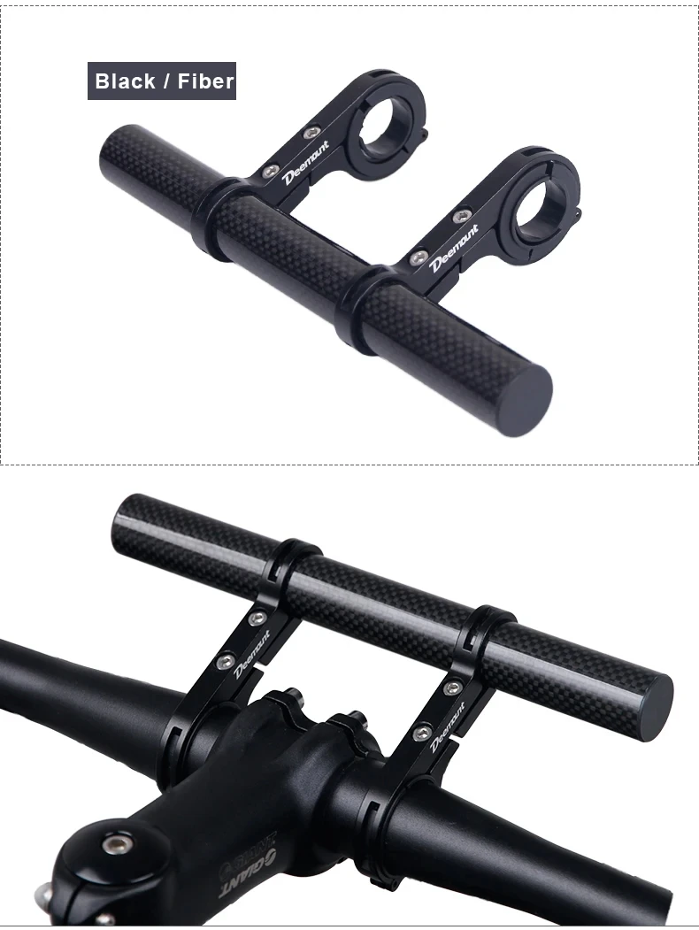 10/20/25/30cm Bicycle Handlebar Extended Bracket Bike Headlight Mount Bar Computer Holder Lamp Support Rack Alloy Fiber Stand