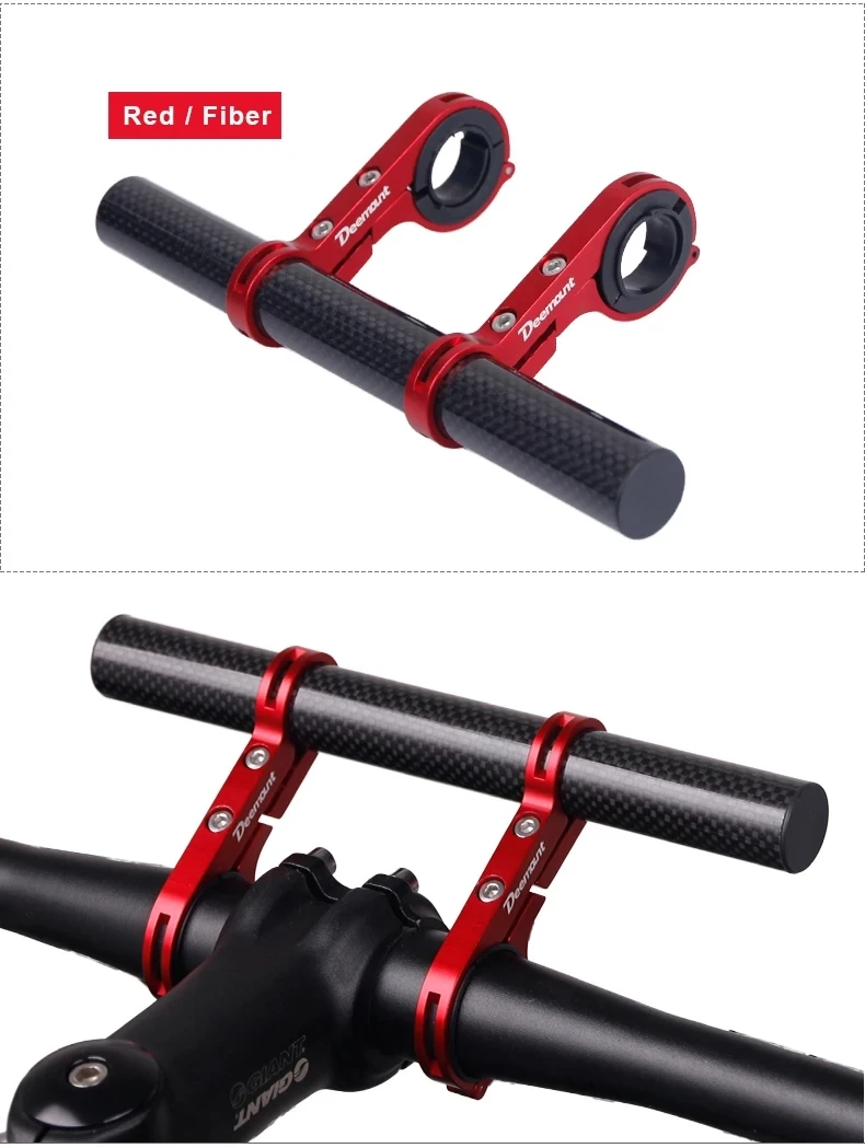 10/20/25/30cm Bicycle Handlebar Extended Bracket Bike Headlight Mount Bar Computer Holder Lamp Support Rack Alloy Fiber Stand