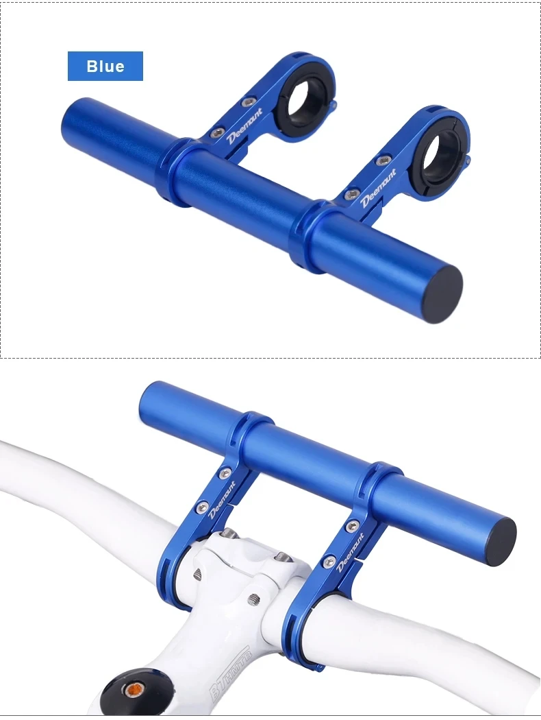 10/20/25/30cm Bicycle Handlebar Extended Bracket Bike Headlight Mount Bar Computer Holder Lamp Support Rack Alloy Fiber Stand