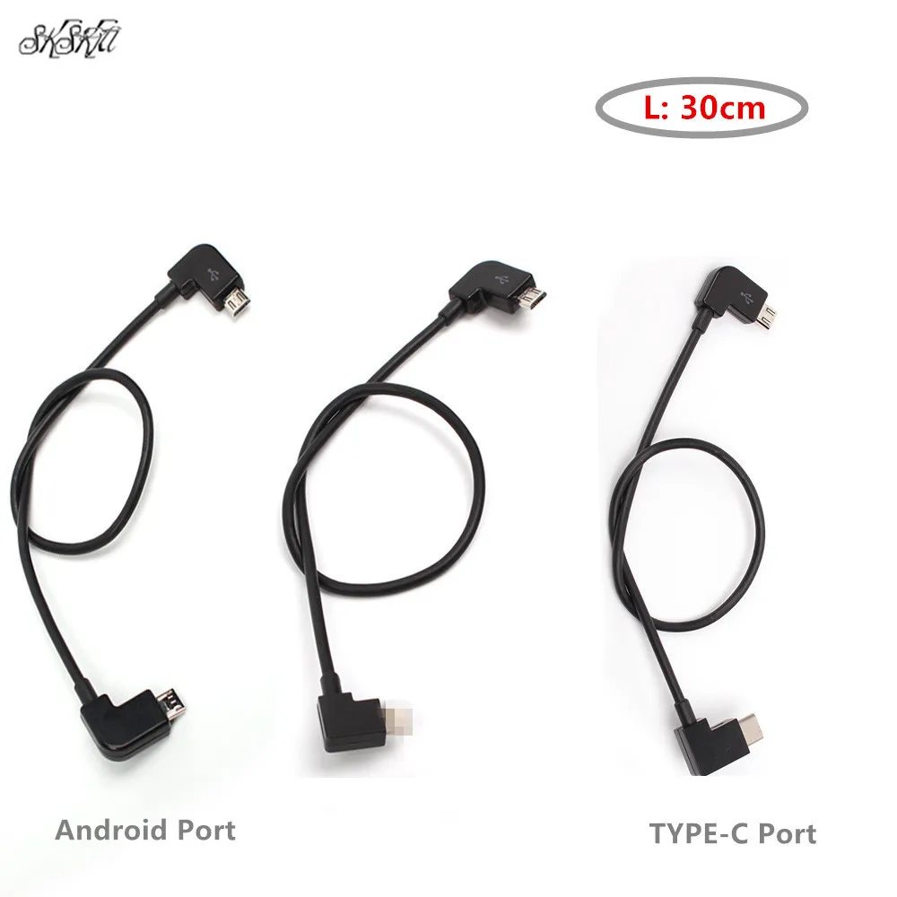 Micro Port Remote Control Data Cable Phone Tablet Line for DJI Mavic Mini / Mini SE / Air / Pro 1 / Spark / Mavic 2 Pro & Zoom