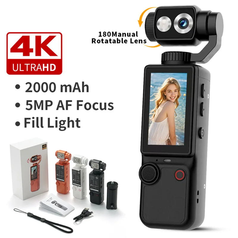 OnePlus 4K HD Wifi Sports Wearable Camera Hold In Hand Travel Bicycle Driver Recorder Mini Sports Cam For Motorcycle Vlogging