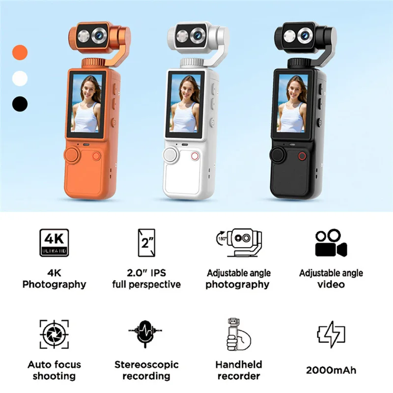 OnePlus 4K HD Wifi Sports Wearable Camera Hold In Hand Travel Bicycle Driver Recorder Mini Sports Cam For Motorcycle Vlogging