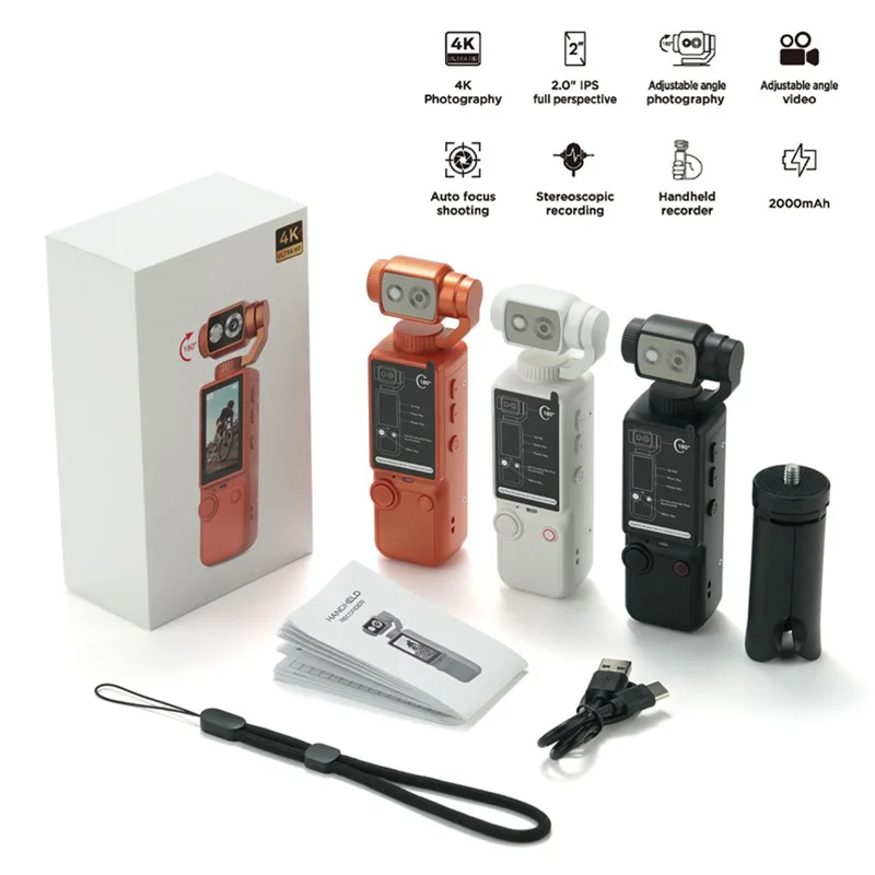 OnePlus 4K HD Wifi Sports Wearable Camera Hold In Hand Travel Bicycle Driver Recorder Mini Sports Cam For Motorcycle Vlogging