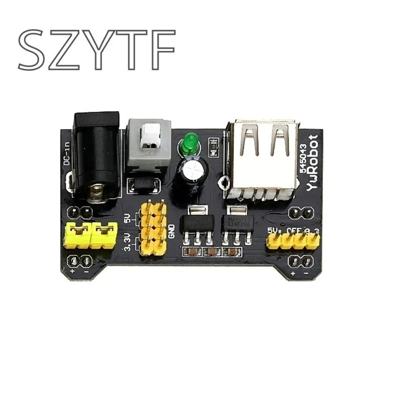 1pcs MB102 Breadboard Power Supply Module 3.3V 5V Solderless Bread Board DIY for Arduino