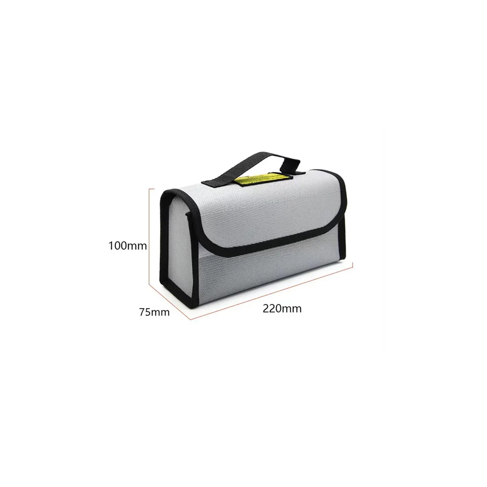 185x75x60mm Square RC LiPo Safe Bag Battery Safety Fireproof Explosionproof Guard Battery Protection Charging Sack For RC Toy