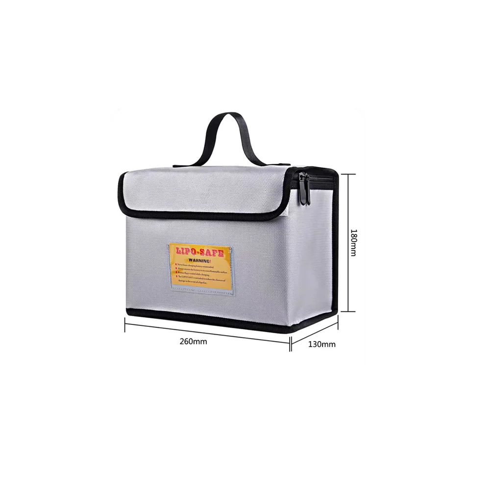 185x75x60mm Square RC LiPo Safe Bag Battery Safety Fireproof Explosionproof Guard Battery Protection Charging Sack For RC Toy