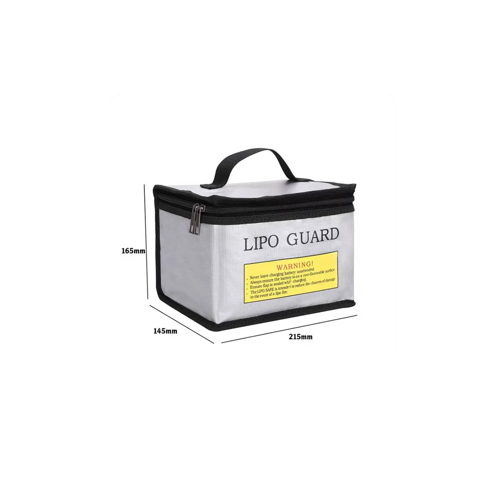 185x75x60mm Square RC LiPo Safe Bag Battery Safety Fireproof Explosionproof Guard Battery Protection Charging Sack For RC Toy