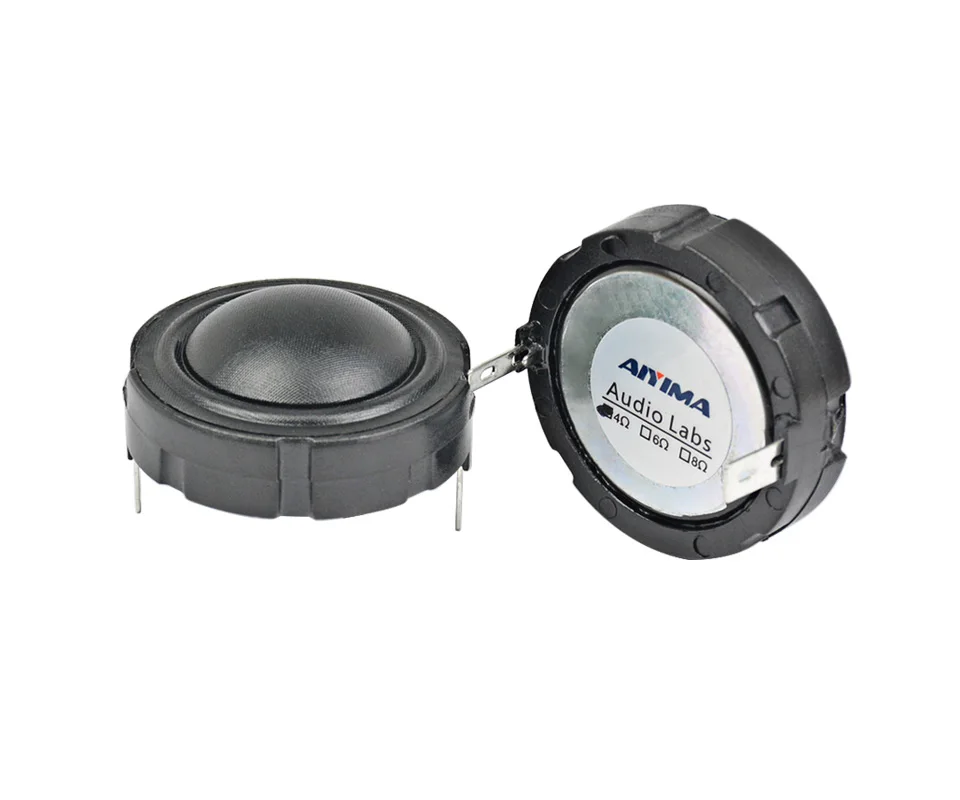 AIYIMA 2Pcs 1.5inch Audio Speakers 4Ohm 80W 25Core Fiber Membrane Rubidium Magnetic Speaker HiFi Enthusiasts Treble Tweeter Head