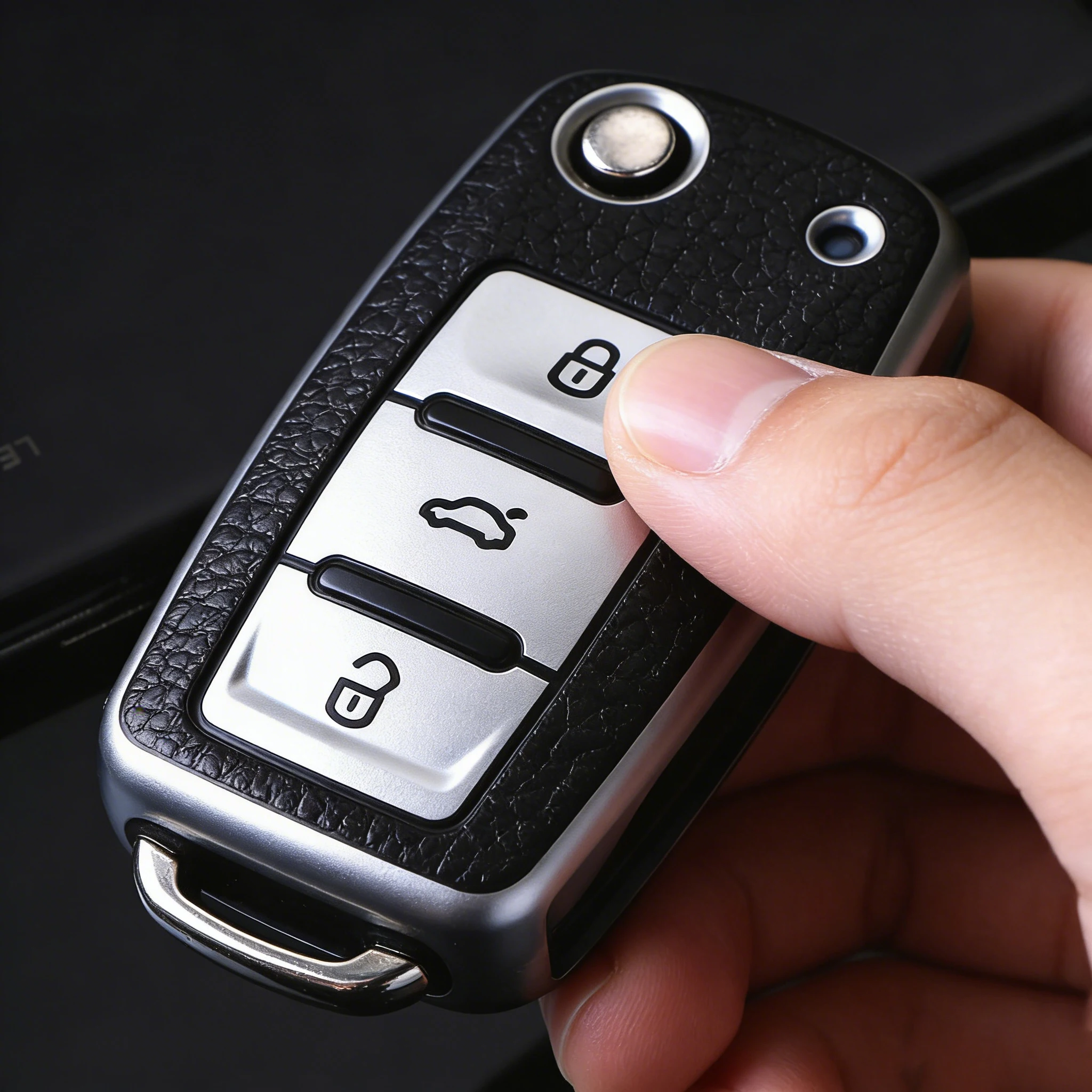Leather TPU Car Key Case Car Key Full Cover Protection Bag for VW Volkswagen Polo Tiguan Passat Golf Jetta Lavida Skoda Octavia