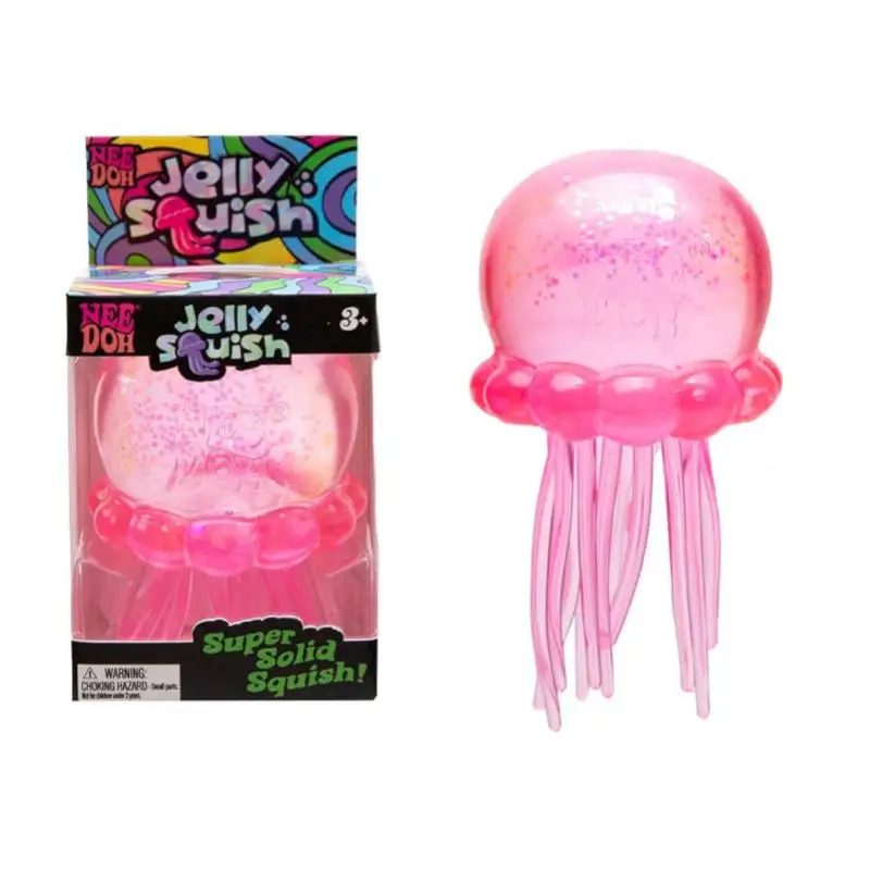Confirmed Needoh Fuzz Ball Jellyfish Squishy Blind Box Stress Relief Anti-Anxiety Squeeze Toy Party Prop Gift wholesale