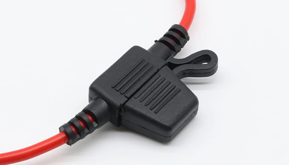 2pcs Waterproof Mini Small Medium In-Line Auto Fuse Holder 16AWG + 2pcs Fuse Inserts 2A 3A 5A 7.5A 10A 15A 20A 25A 30A 35A 40A