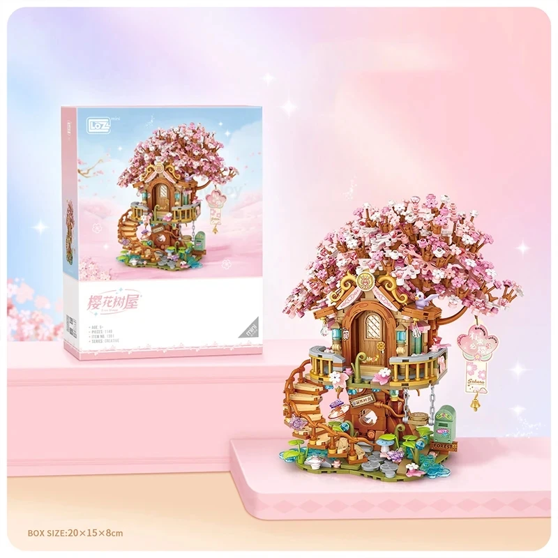 Street View House Building Blocks Izakaya Shaved Ice Shop Takoyaki Shop Coffee Shop Panda Tea House Children's Gift