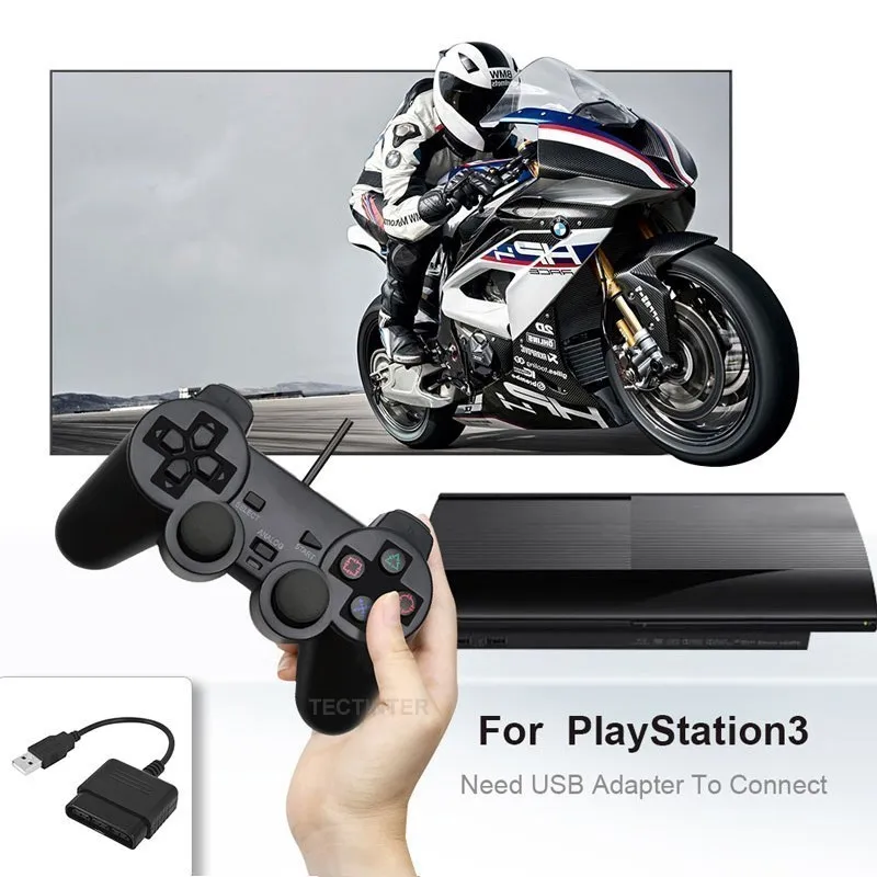 Wired Controller for Sony PS2 Gamepads for Joystick for Playstation 2 Vibration Shock Joypad Wired USB PC Controle Accessories