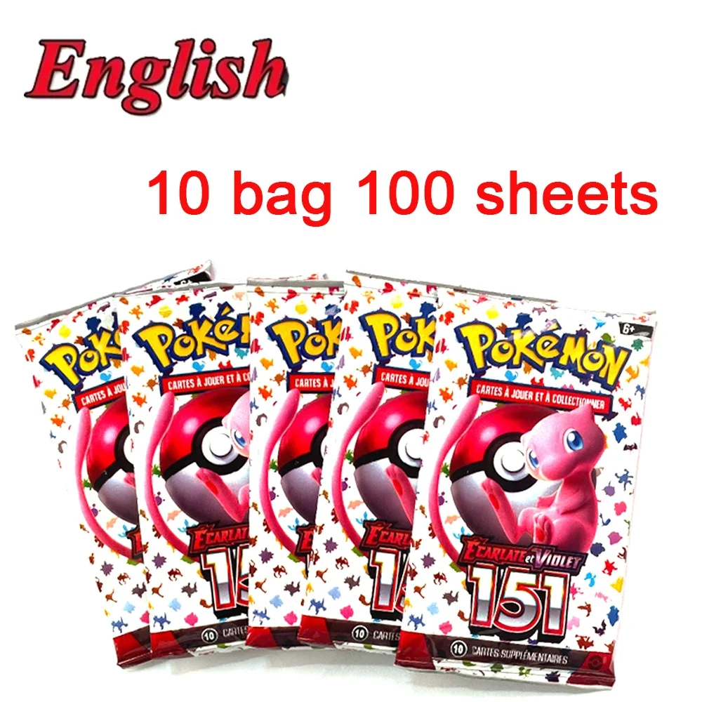 360pcs Poke Card Scarlet & Violet Prismatic Evolutions 360pcs Box English Booster Battle 151 Ultra Prism Booster Battle Card