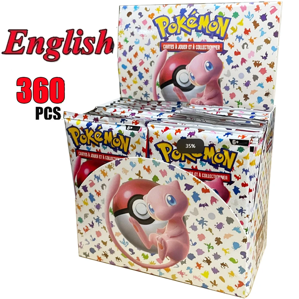 360pcs Poke Card Scarlet & Violet Prismatic Evolutions 360pcs Box English Booster Battle 151 Ultra Prism Booster Battle Card