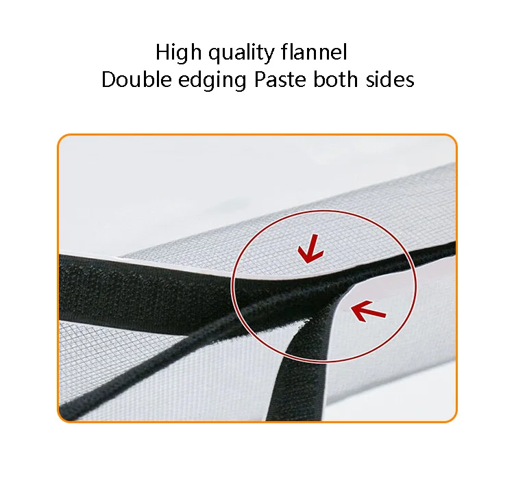 Self-Adhesive Black PP Nano Window Screen Mesh Anti-Mosquito Net Easy Install No Drill for Home