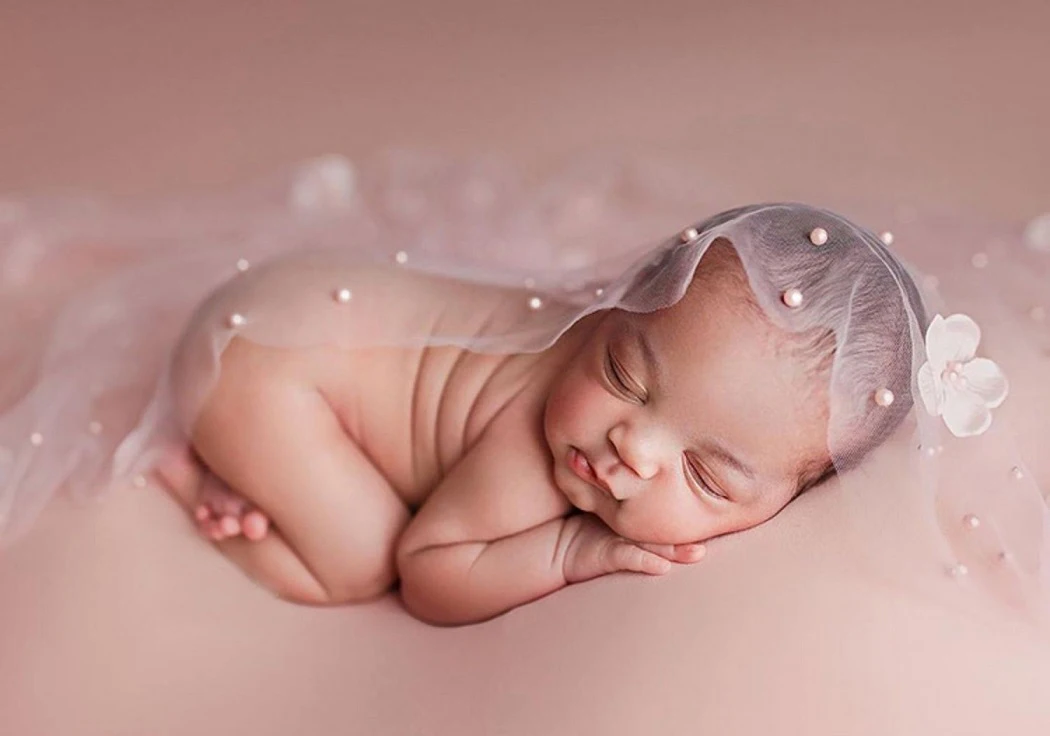 Newborn Photography Wrap Blanket Mesh Backdrop Baby Photography Studio Fotografia Acessorios