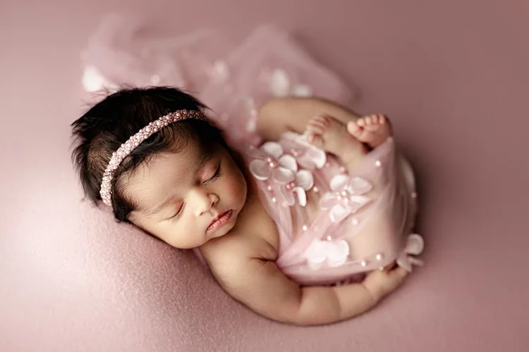 Newborn Photography Wrap Blanket Mesh Backdrop Baby Photography Studio Fotografia Acessorios