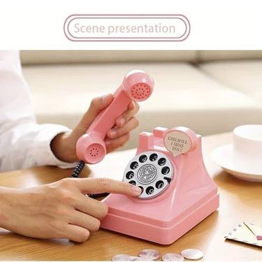 Creative Cute Retro Phone Money Jar Boys and Girls Gift Photography Props Storage Room Photo Props Decoration Gifts
