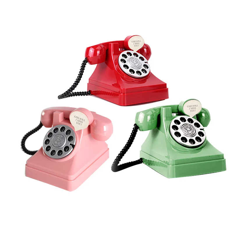 Creative Cute Retro Phone Money Jar Boys and Girls Gift Photography Props Storage Room Photo Props Decoration Gifts