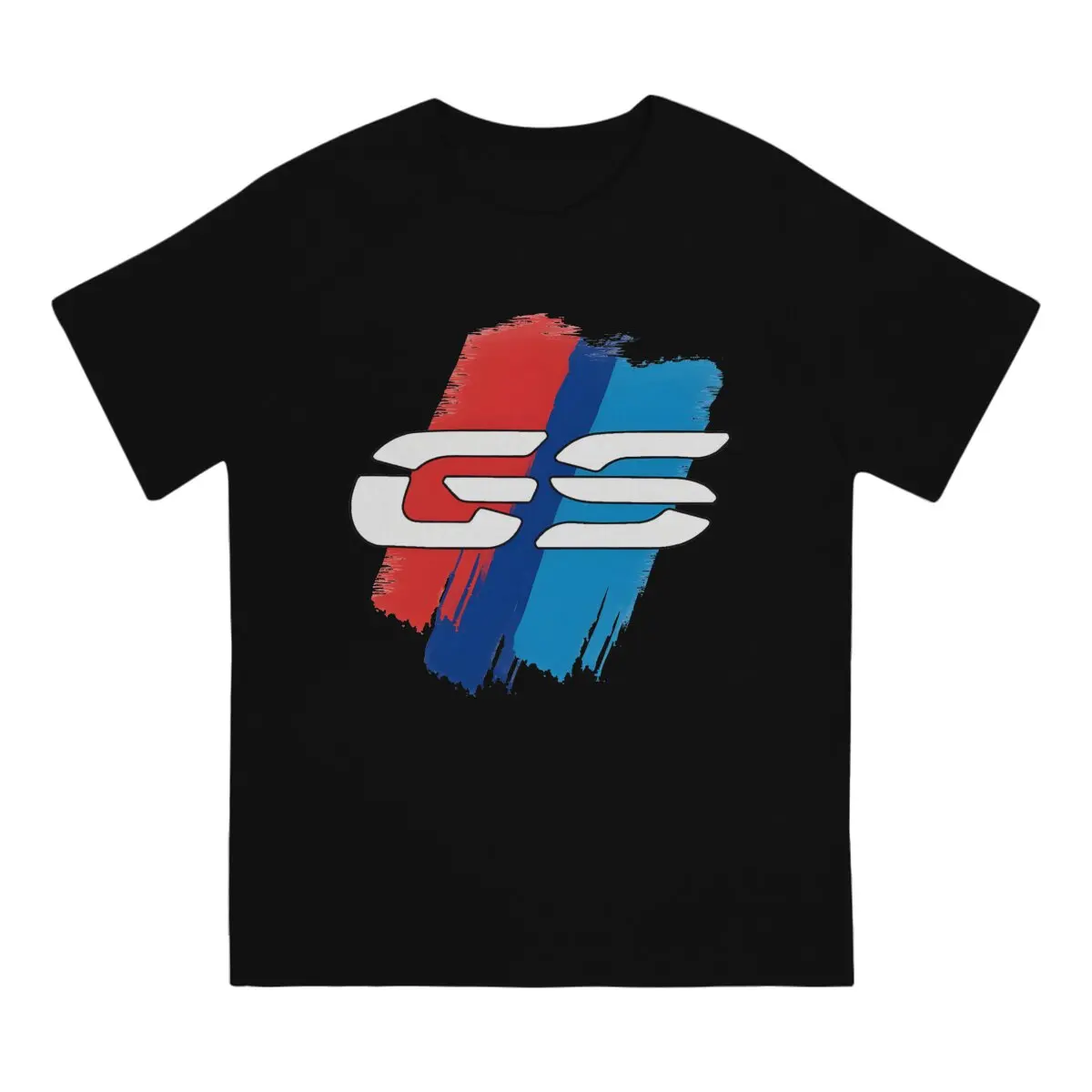 GS Motorcycle BRUSHES T Shirt Grunge Men Tees Summer Clothing COTTON Crewneck TShirt