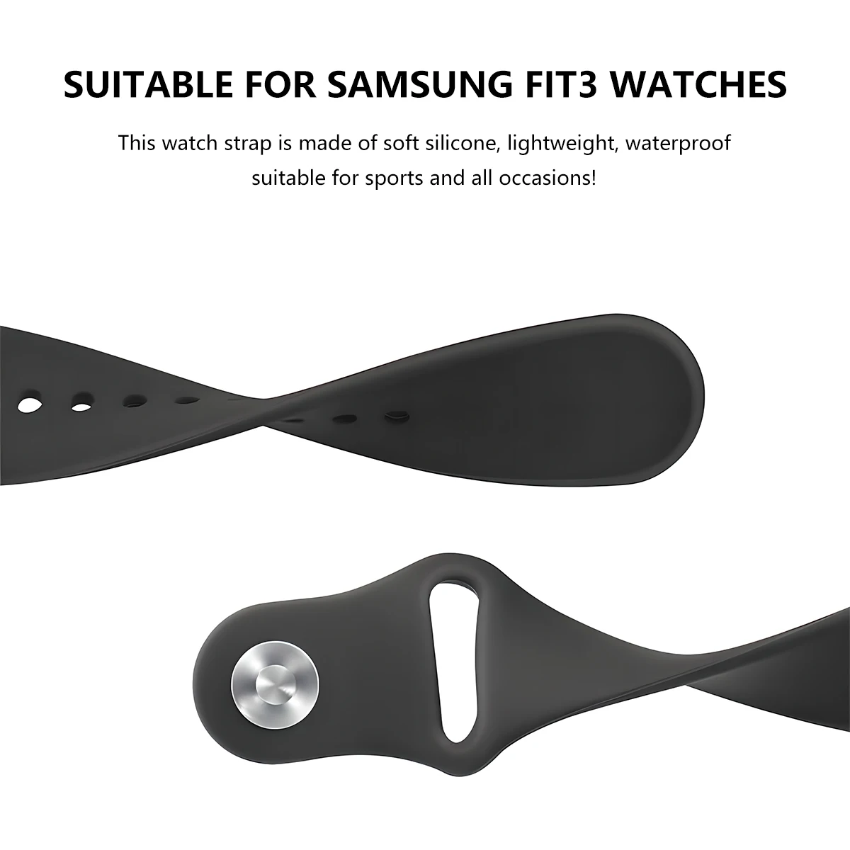 Silicone Strap for Samsung Galaxy Watch Fit 3 Bracelet Wristband for Samsung Galaxy Watch Fit 3 Smartwatch Watchband Correa Band