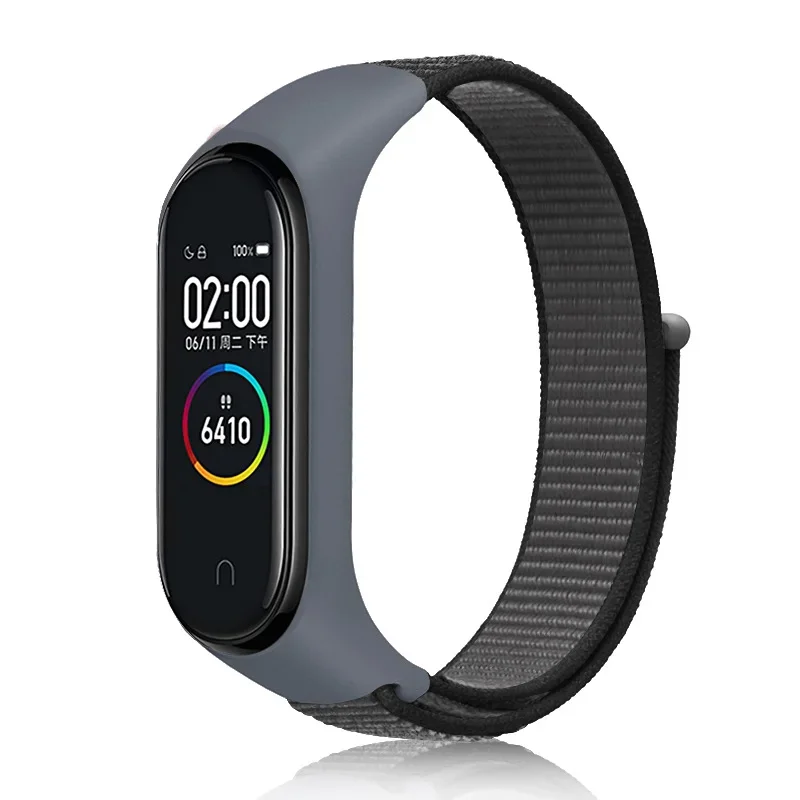 Nylon loop For Xiaomi Mi Band 7-7 nfc smartwatch Wristband Sport Miband7 Correa Replacement Bracelet smart band 7 6 5 4 3 Strap