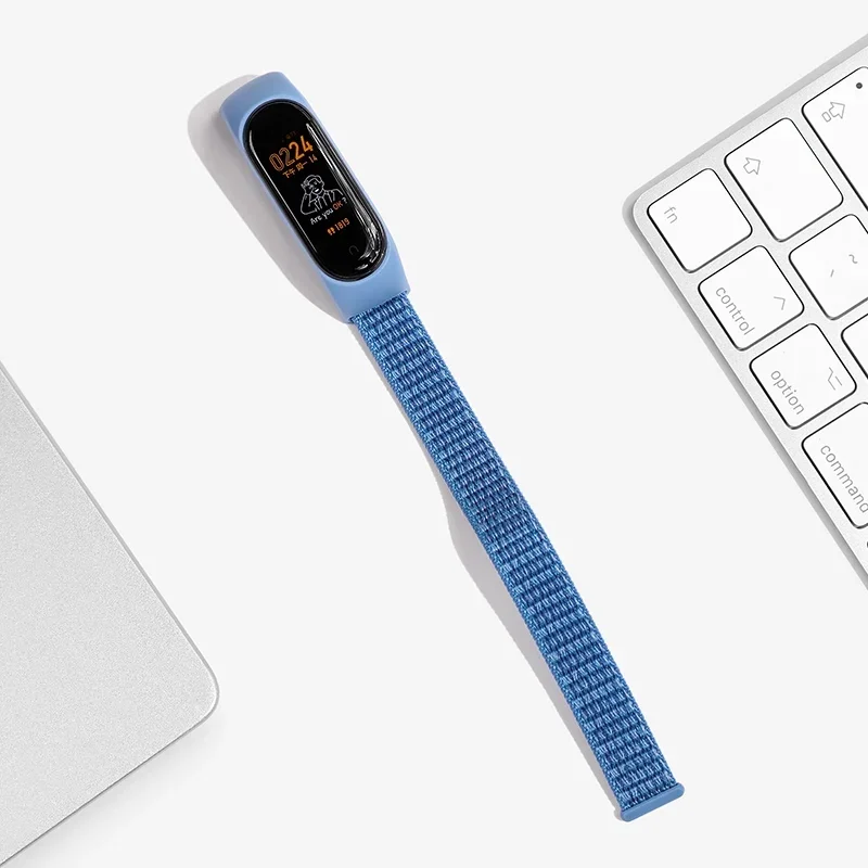 Nylon loop For Xiaomi Mi Band 7-7 nfc smartwatch Wristband Sport Miband7 Correa Replacement Bracelet smart band 7 6 5 4 3 Strap