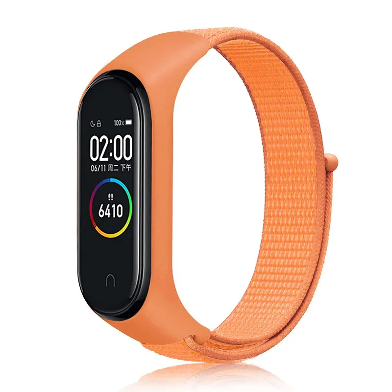 Nylon loop For Xiaomi Mi Band 7-7 nfc smartwatch Wristband Sport Miband7 Correa Replacement Bracelet smart band 7 6 5 4 3 Strap