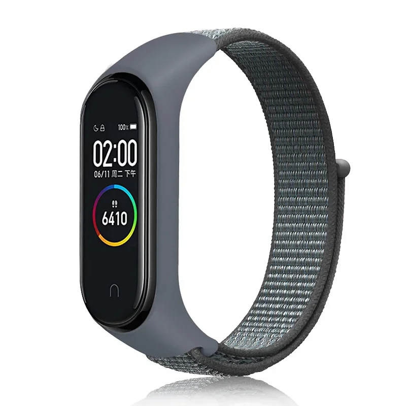 Nylon loop For Xiaomi Mi Band 7-7 nfc smartwatch Wristband Sport Miband7 Correa Replacement Bracelet smart band 7 6 5 4 3 Strap