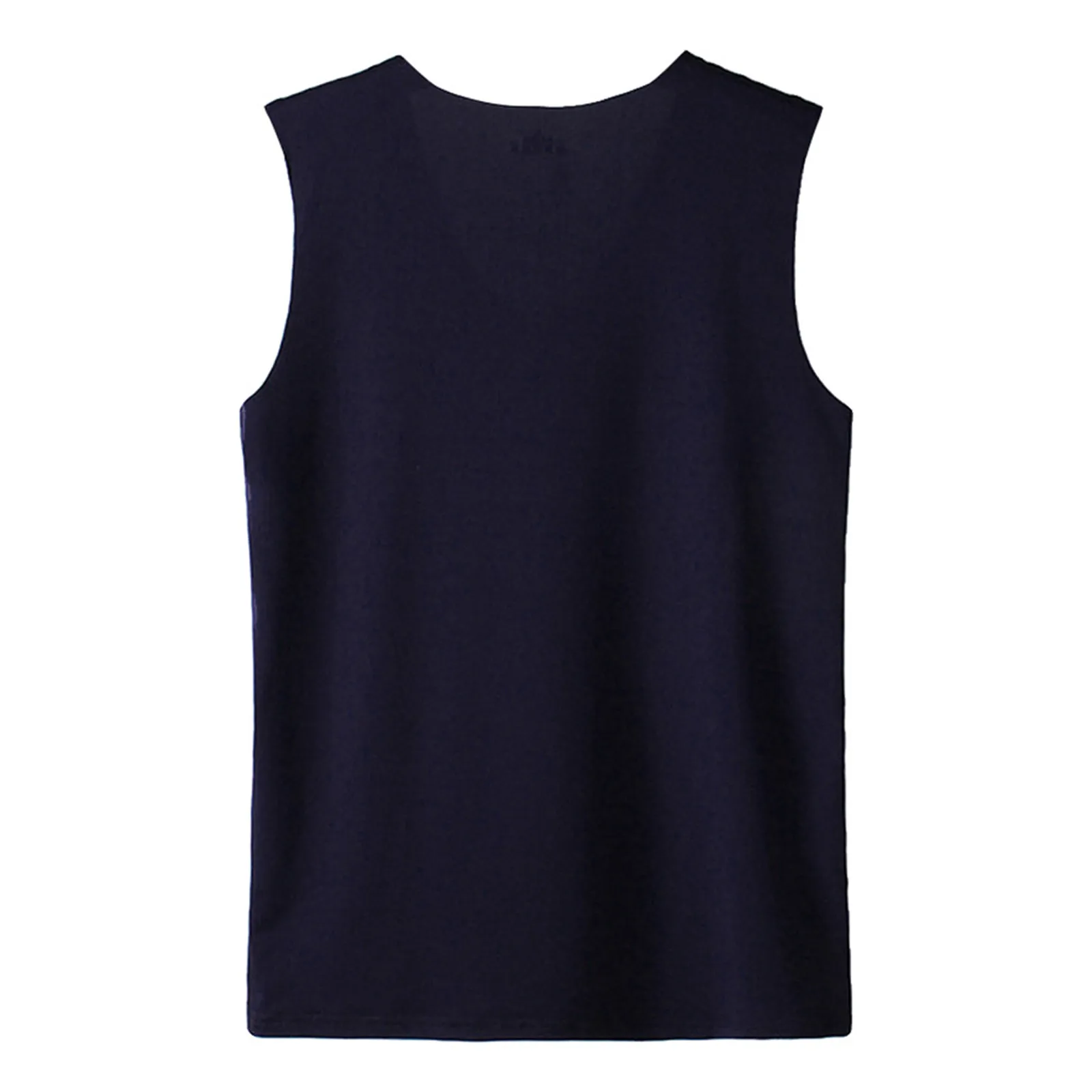 Men'S Top Men'S Summer Multi Color Sleeveless Vest Men'S Summer Ice Silk Traceless Thin Breathable Color V-Neck Sleeveless Top