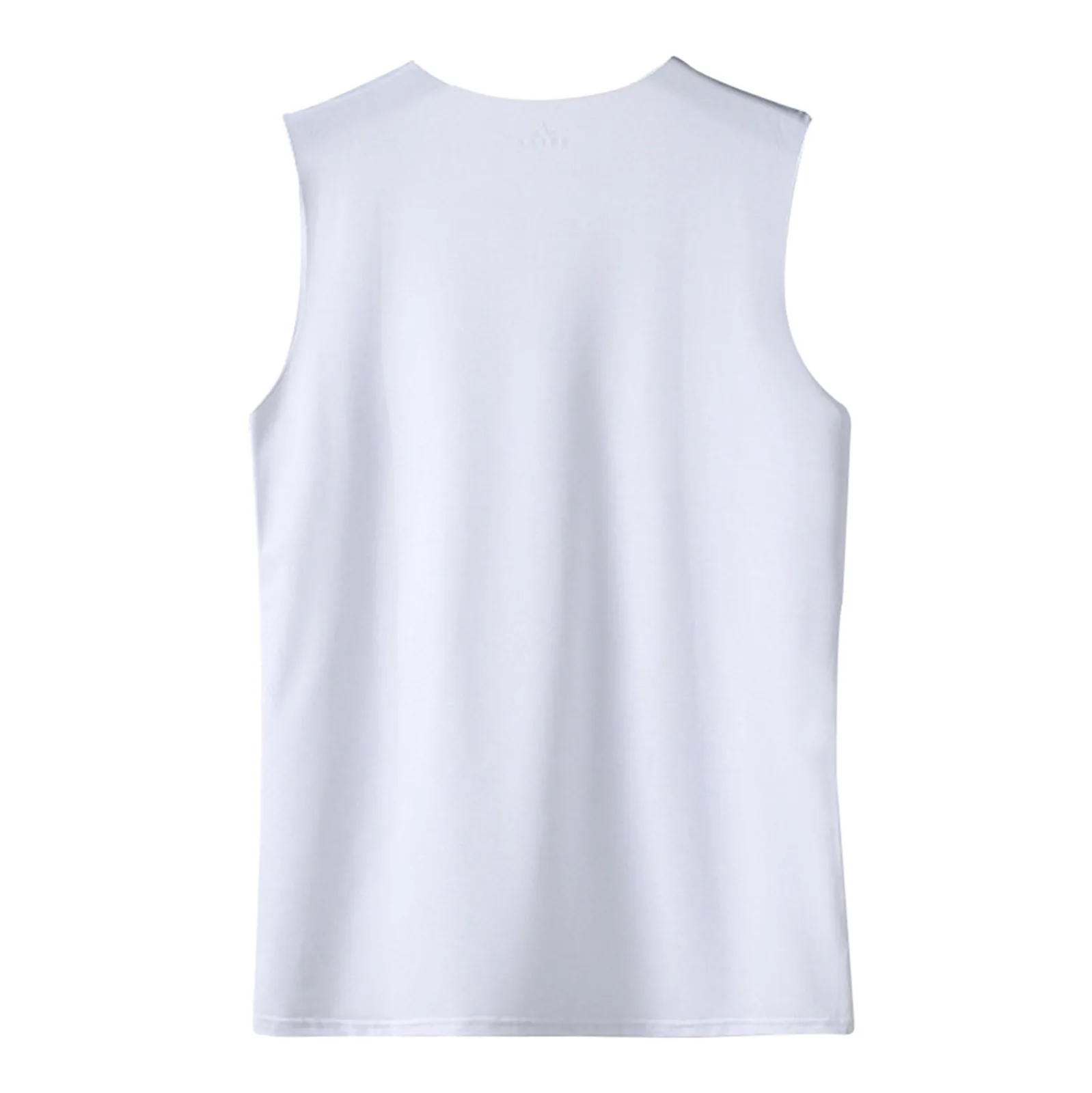 Men'S Top Men'S Summer Multi Color Sleeveless Vest Men'S Summer Ice Silk Traceless Thin Breathable Color V-Neck Sleeveless Top