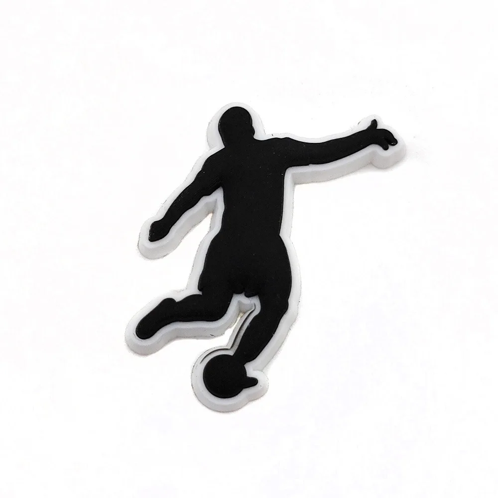 Sprot Soccer Football Shoe Charms Pin for Crocs Accessories Charms Clogs Slides DIY Shoe Decoration Buckle Party Gifts