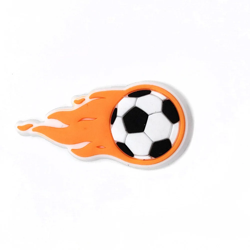 Sprot Soccer Football Shoe Charms Pin for Crocs Accessories Charms Clogs Slides DIY Shoe Decoration Buckle Party Gifts