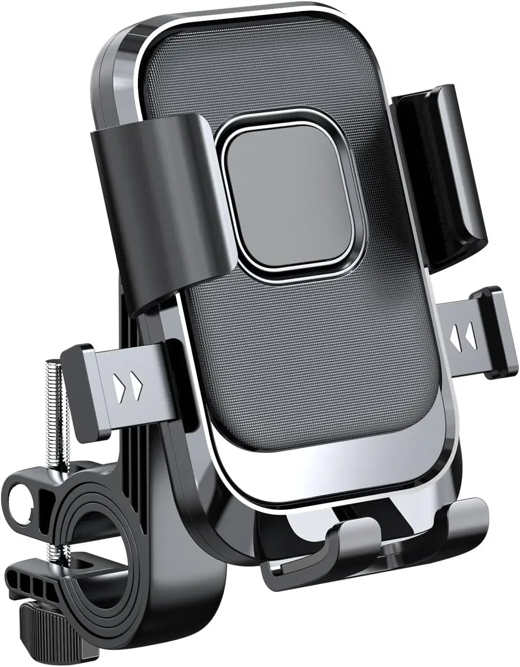 Universal Bike Phone Holder 360° Rotatable Phone Holder Handlebar Stand One Hand Operation GPS Clip for Motorcycle ATV Scooter