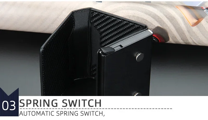 2024 Magnet Anti Rfid Blocking ID Credit Card Holder Case for Men Leather ID Bank Wallets with Magnetic Buckle Closer Cardholder