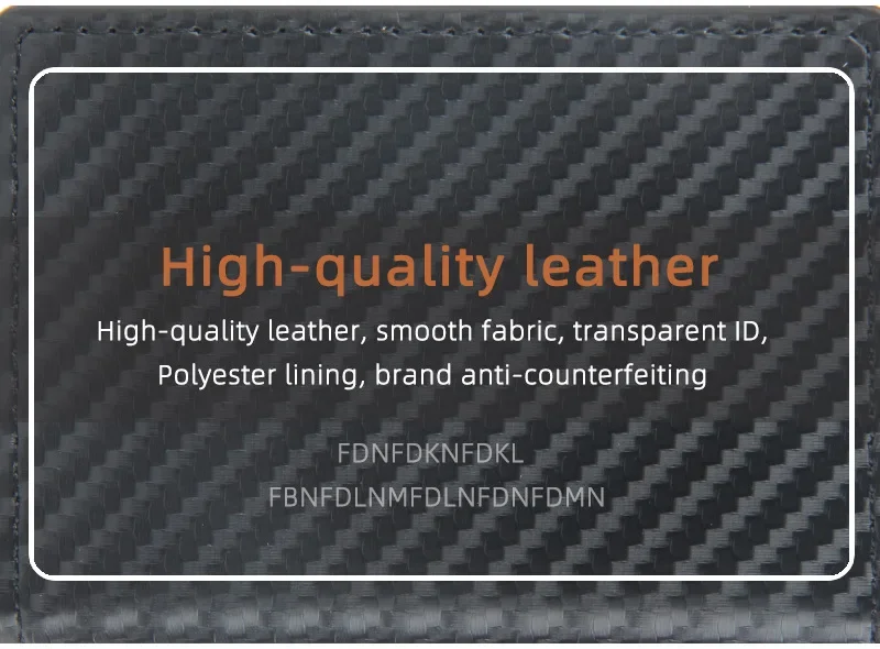 2024 Magnet Anti Rfid Blocking ID Credit Card Holder Case for Men Leather ID Bank Wallets with Magnetic Buckle Closer Cardholder