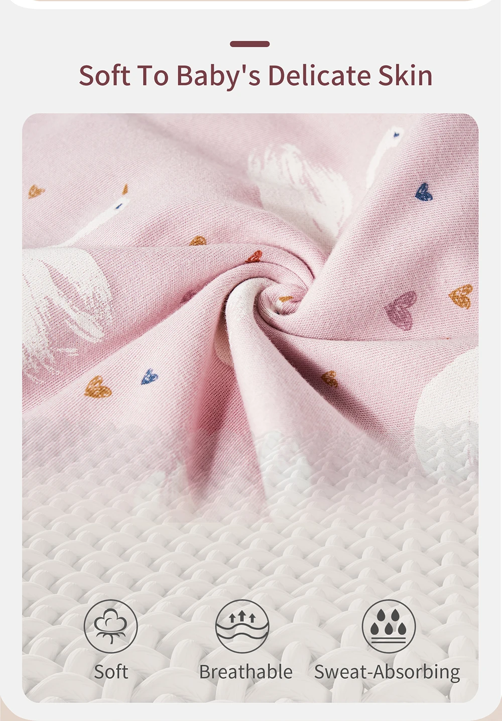 INSULAR Newborn Baby Sleeping Bags Anti-shock Cotton Cartoon Sleepsacks Baby Swaddle Bags Surrendered Anti-startle Bags