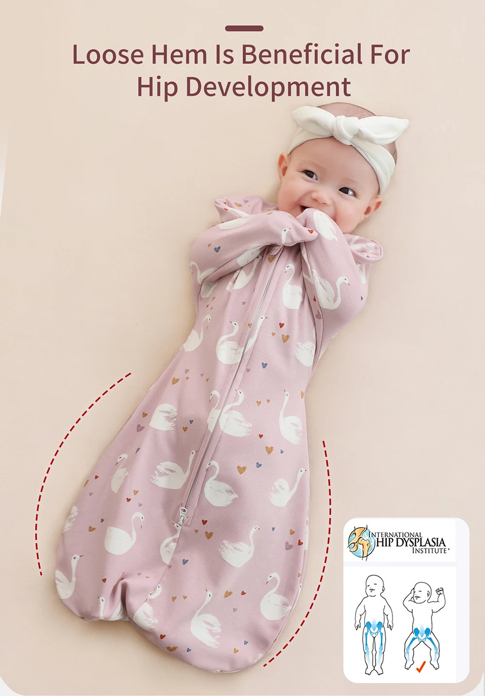 INSULAR Newborn Baby Sleeping Bags Anti-shock Cotton Cartoon Sleepsacks Baby Swaddle Bags Surrendered Anti-startle Bags