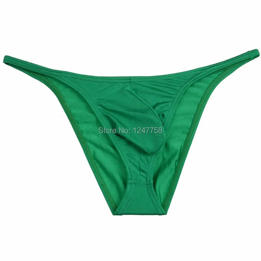 Men's Stretch Posing Trunk FitnessUnderwear Hot Beachwear Bikini Briefs Ropa Interior Hombre Sexi Slip Homme