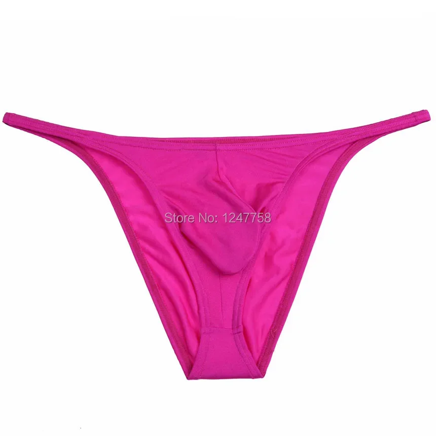 Men's Stretch Posing Trunk FitnessUnderwear Hot Beachwear Bikini Briefs Ropa Interior Hombre Sexi Slip Homme