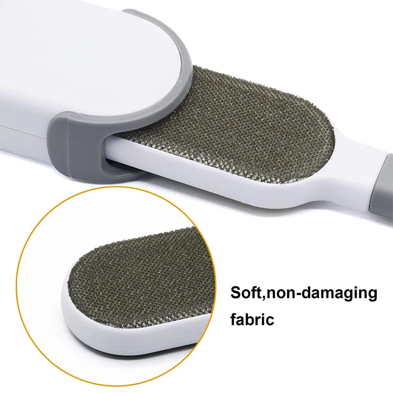 Magic Clothes Lint Remover,Reusable Static Dusting Cleaning Brushes for Sofa Carpet,Pet Cat Hair Fur Roller Brush Manual Cleaner