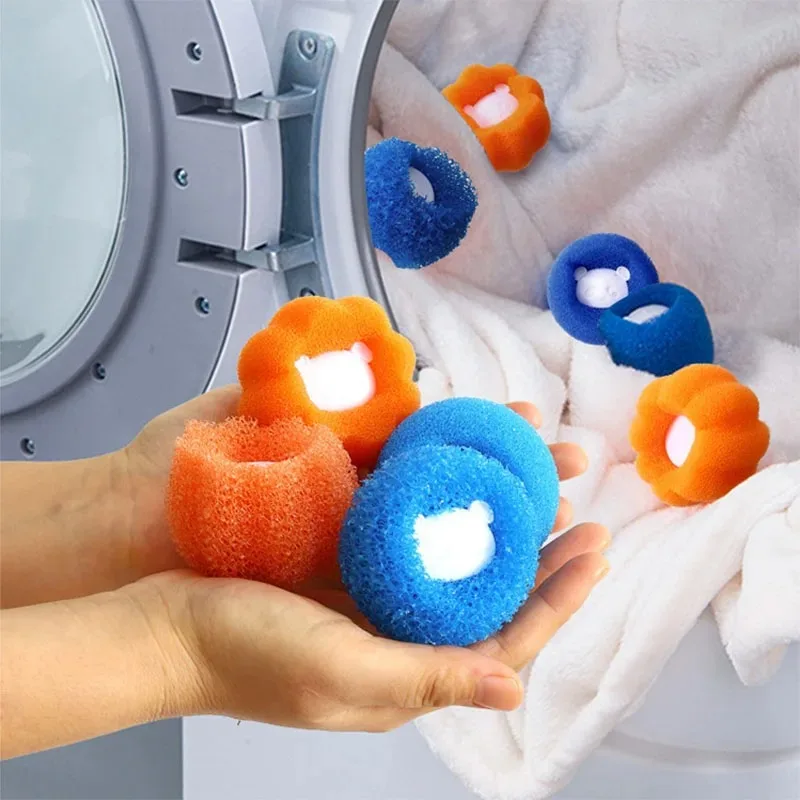 Laundry Ball Reusable Washing Machine Hair Removal Ball Cleaning Clothes Plush Pet Hair Household Products