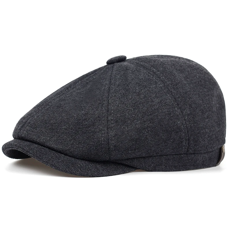 Retro Newsboy Caps Men Octagonal Hats British Painters Hats Autumn Winter Berets Herringbone Flat Caps Hip Hop Berets Gorras