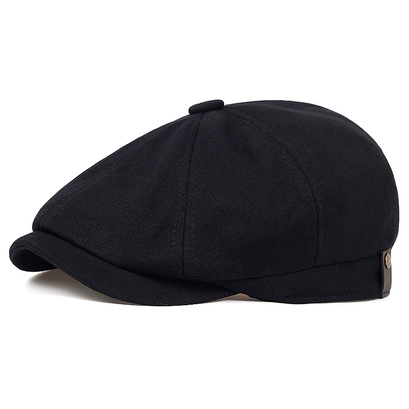 Retro Newsboy Caps Men Octagonal Hats British Painters Hats Autumn Winter Berets Herringbone Flat Caps Hip Hop Berets Gorras