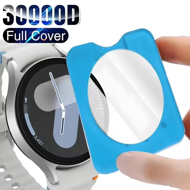 1-5Pcs Tempered Glasss For Samsung Galaxy Watch 8Classic 8 7 40MM 44MM 47MM Ultra Clear Screen Protectors Films Easy to Install