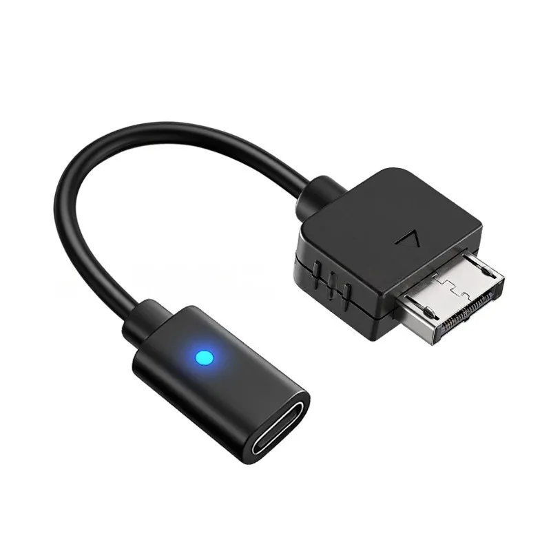 for PS ViTA1000 Charging Cable USB C Type C Female Plug Converter with Instruct Light for Sony PlayStation Vita1000 Power Supply