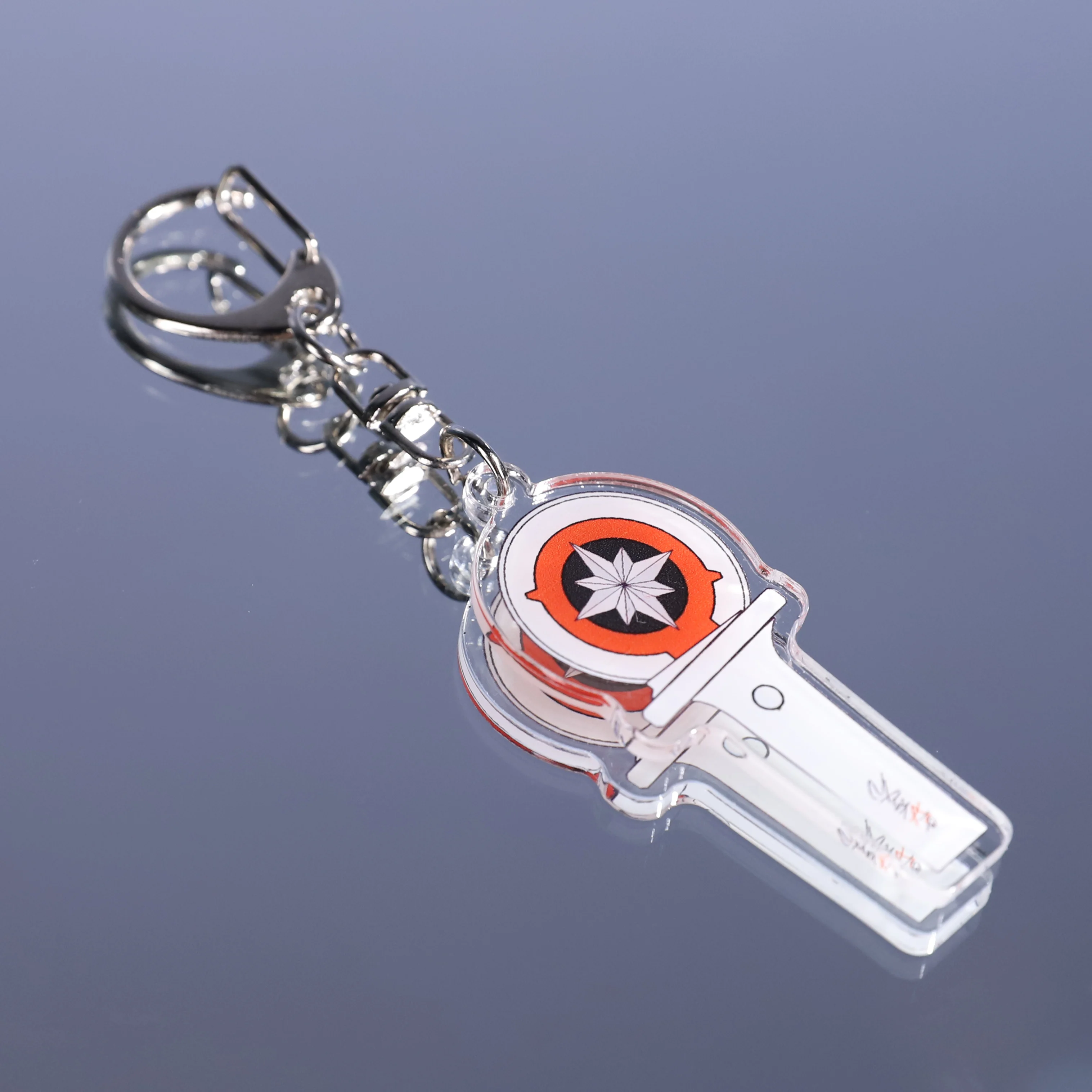 New Korean idol group star collection support high transparency double-sided laminated keychain pendant